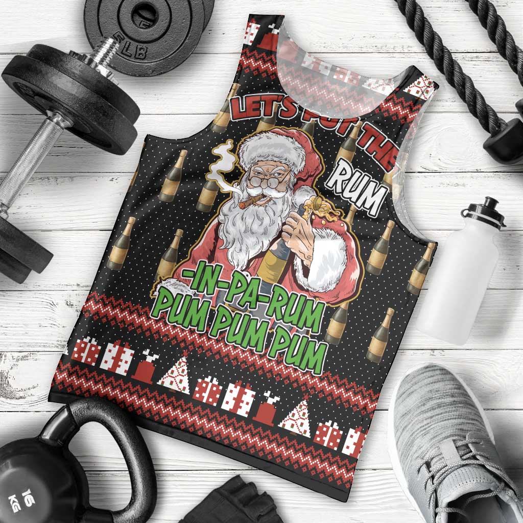 Santa Claus Christmas Men Tank Top Xmas Holiday Patterns - Wonder Print Shop
