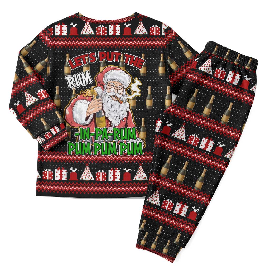 Santa Claus Christmas Pajama Set Xmas Holiday Patterns - Wonder Print Shop