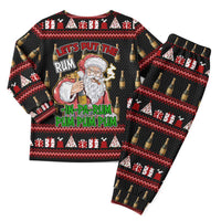 Santa Claus Christmas Pajama Set Xmas Holiday Patterns - Wonder Print Shop