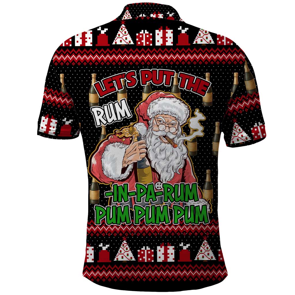Santa Claus Christmas Polo Shirt Xmas Holiday Patterns - Wonder Print Shop