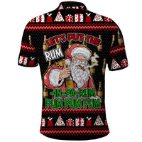 Santa Claus Christmas Polo Shirt Xmas Holiday Patterns - Wonder Print Shop