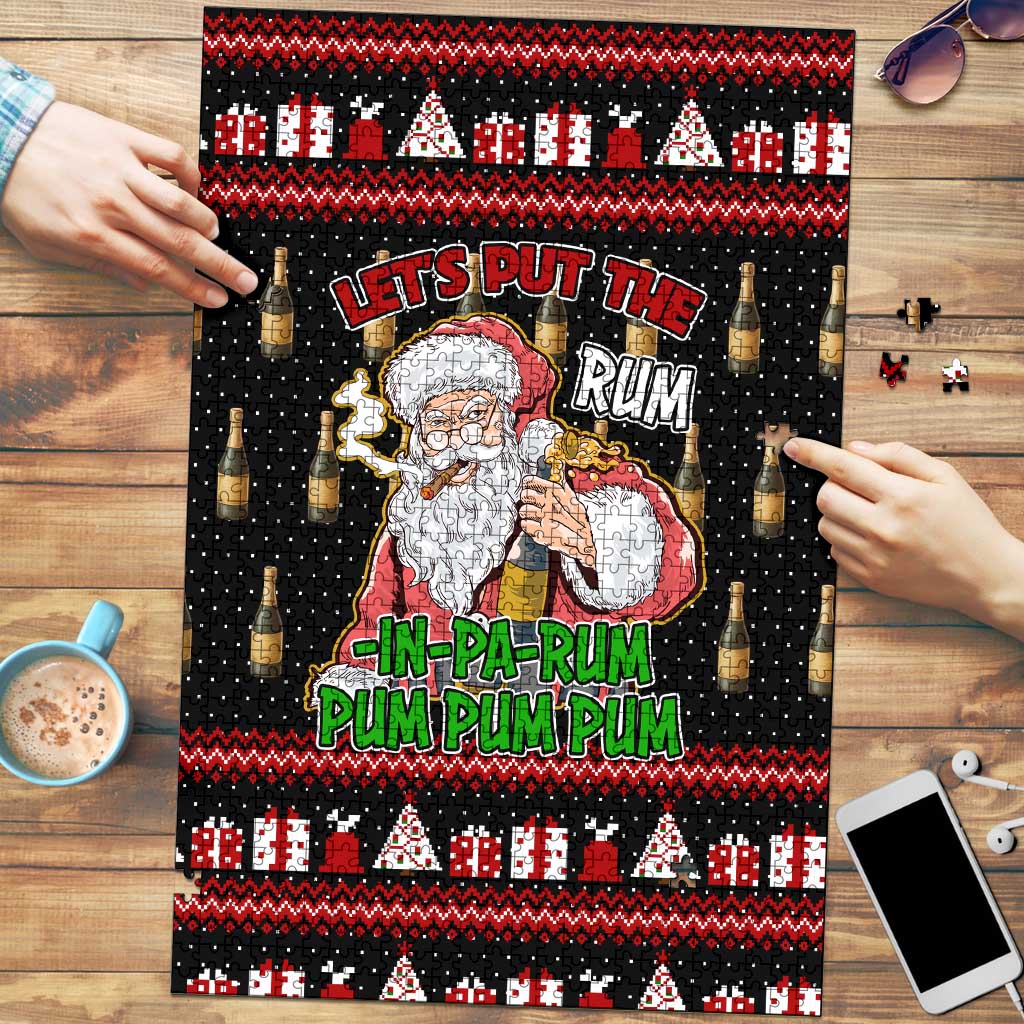 Santa Claus Christmas Puzzle Xmas Holiday Patterns - Wonder Print Shop