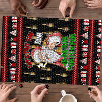 Santa Claus Christmas Puzzle Xmas Holiday Patterns - Wonder Print Shop