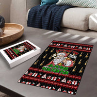 Santa Claus Christmas Puzzle Xmas Holiday Patterns - Wonder Print Shop