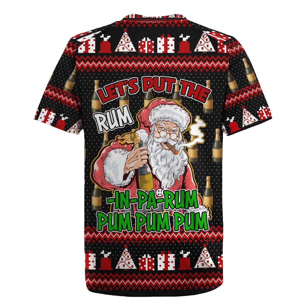 Santa Claus Christmas Rugby Jersey Xmas Holiday Patterns - Wonder Print Shop