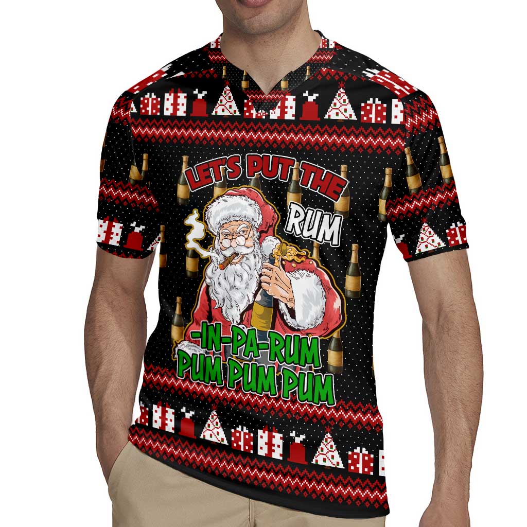 Santa Claus Christmas Rugby Jersey Xmas Holiday Patterns - Wonder Print Shop