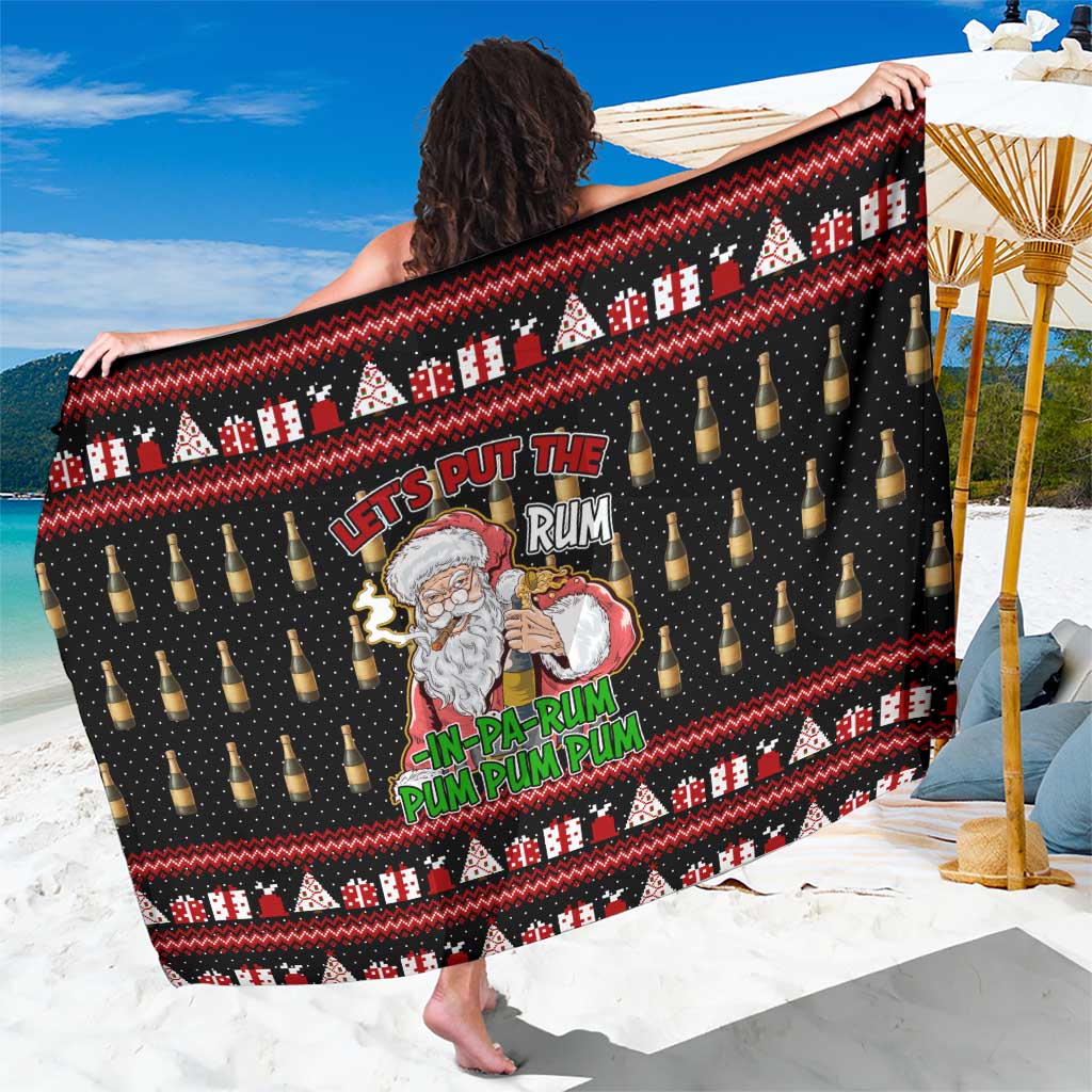 Santa Claus Christmas Sarong Xmas Holiday Patterns - Wonder Print Shop