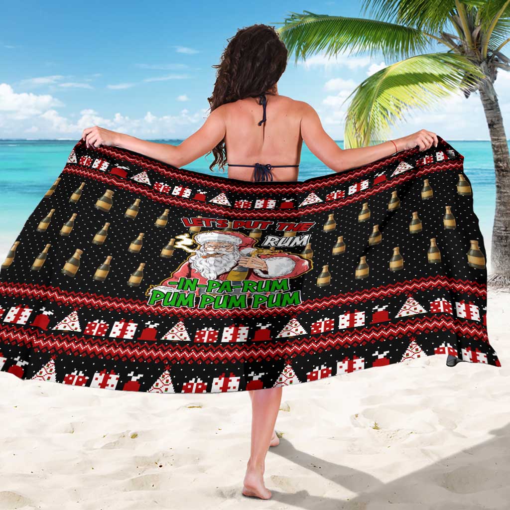 Santa Claus Christmas Sarong Xmas Holiday Patterns - Wonder Print Shop