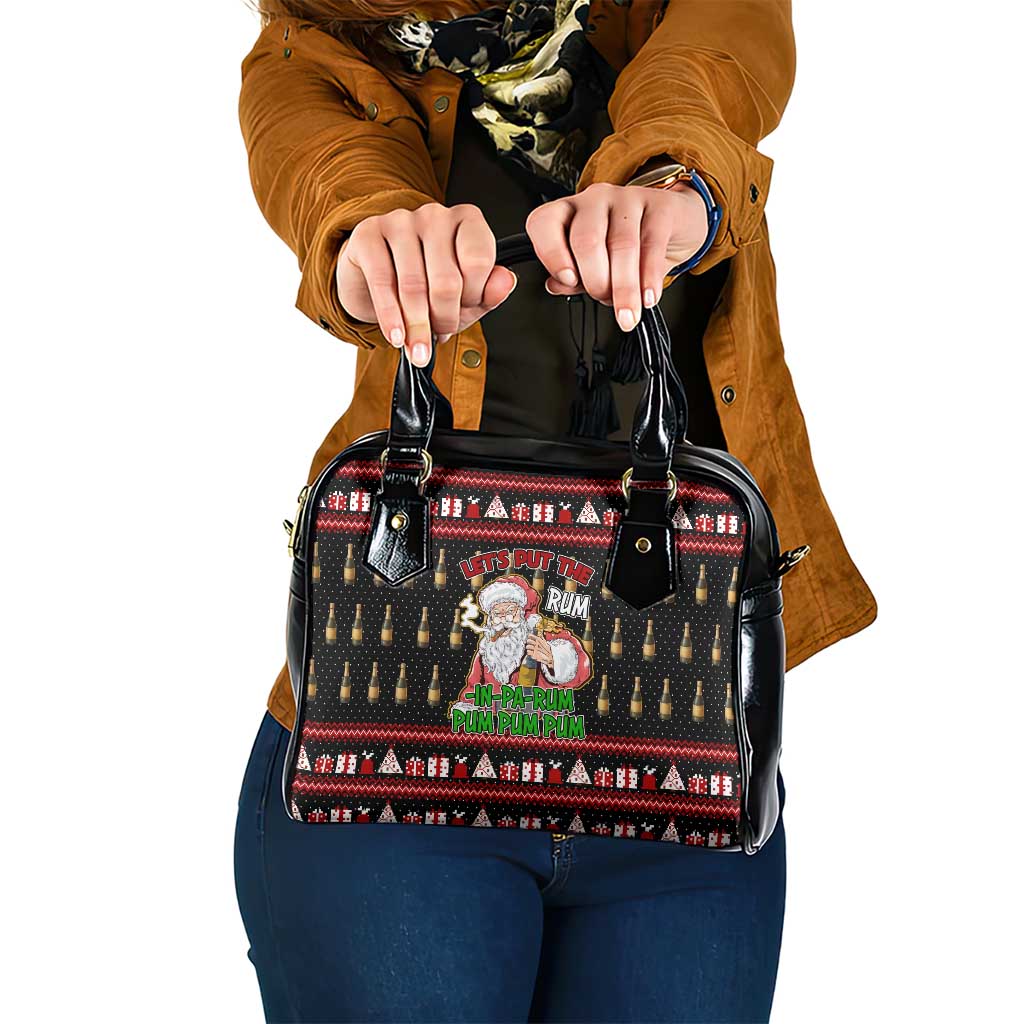 Santa Claus Christmas Shoulder Handbag Xmas Holiday Patterns - Wonder Print Shop
