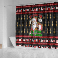 Santa Claus Christmas Shower Curtain Xmas Holiday Patterns - Wonder Print Shop