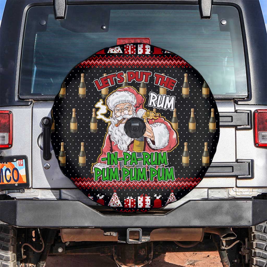 Santa Claus Christmas Spare Tire Cover Xmas Holiday Patterns - Wonder Print Shop