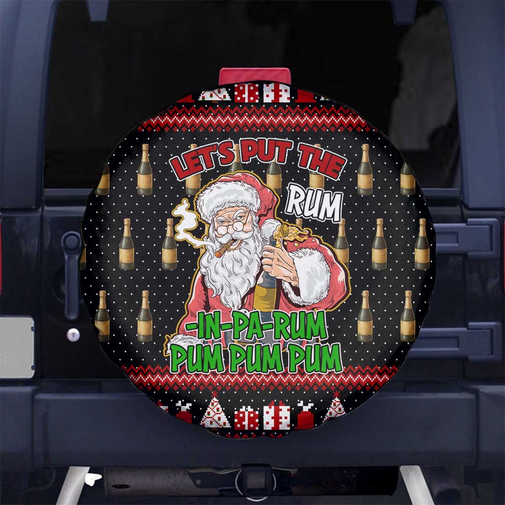 Santa Claus Christmas Spare Tire Cover Xmas Holiday Patterns - Wonder Print Shop