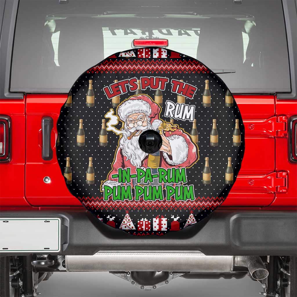 Santa Claus Christmas Spare Tire Cover Xmas Holiday Patterns - Wonder Print Shop