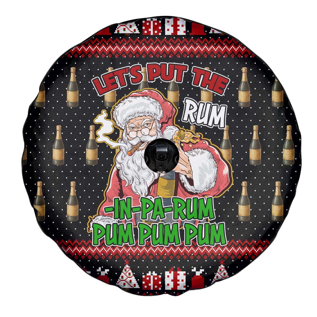 Santa Claus Christmas Spare Tire Cover Xmas Holiday Patterns - Wonder Print Shop
