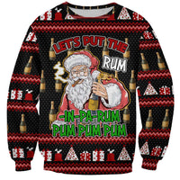 Santa Claus Christmas Sweatshirt Xmas Holiday Patterns - Wonder Print Shop
