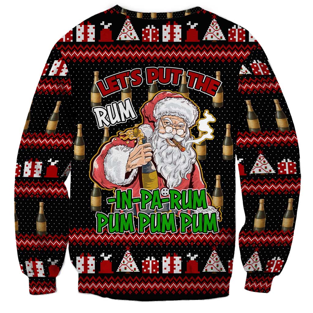 Santa Claus Christmas Sweatshirt Xmas Holiday Patterns - Wonder Print Shop