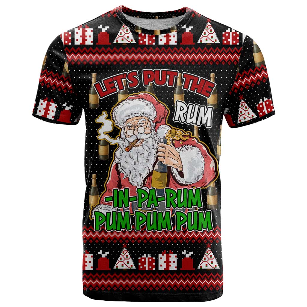 Santa Claus Christmas T Shirt Xmas Holiday Patterns - Wonder Print Shop