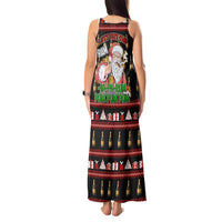 Santa Claus Christmas Tank Maxi Dress Xmas Holiday Patterns - Wonder Print Shop