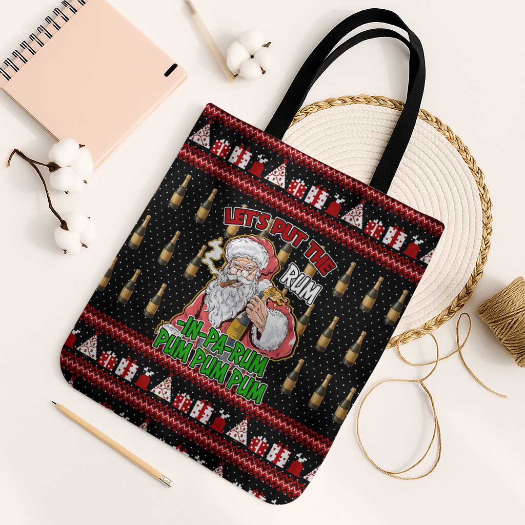 Santa Claus Christmas Tote Bag Xmas Holiday Patterns - Wonder Print Shop