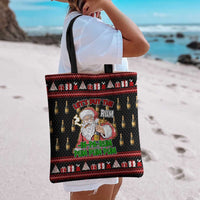 Santa Claus Christmas Tote Bag Xmas Holiday Patterns - Wonder Print Shop