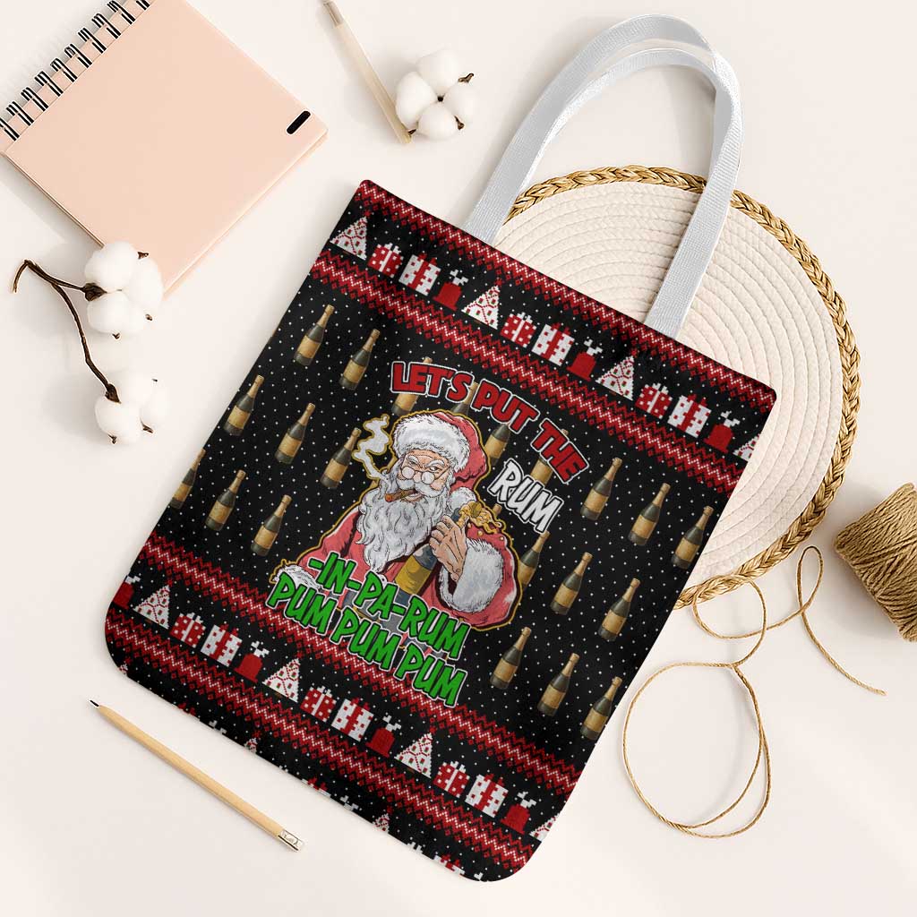 Santa Claus Christmas Tote Bag Xmas Holiday Patterns - Wonder Print Shop