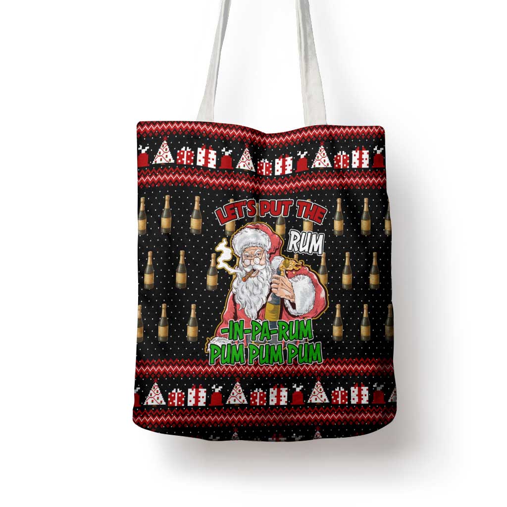 Santa Claus Christmas Tote Bag Xmas Holiday Patterns - Wonder Print Shop