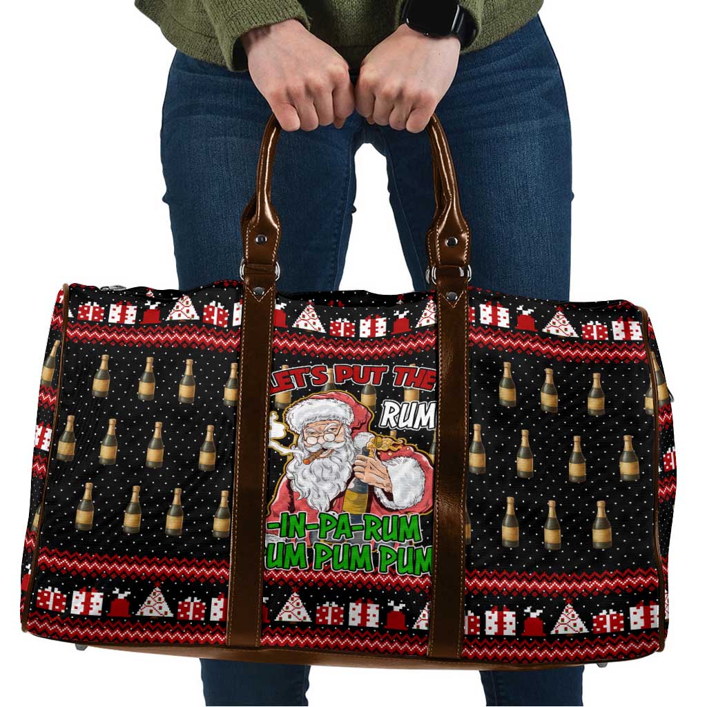 Santa Claus Christmas Travel Bag Xmas Holiday Patterns - Wonder Print Shop