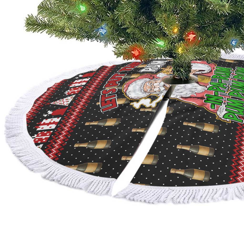 Santa Claus Christmas Tree Skirt Xmas Holiday Patterns - Wonder Print Shop