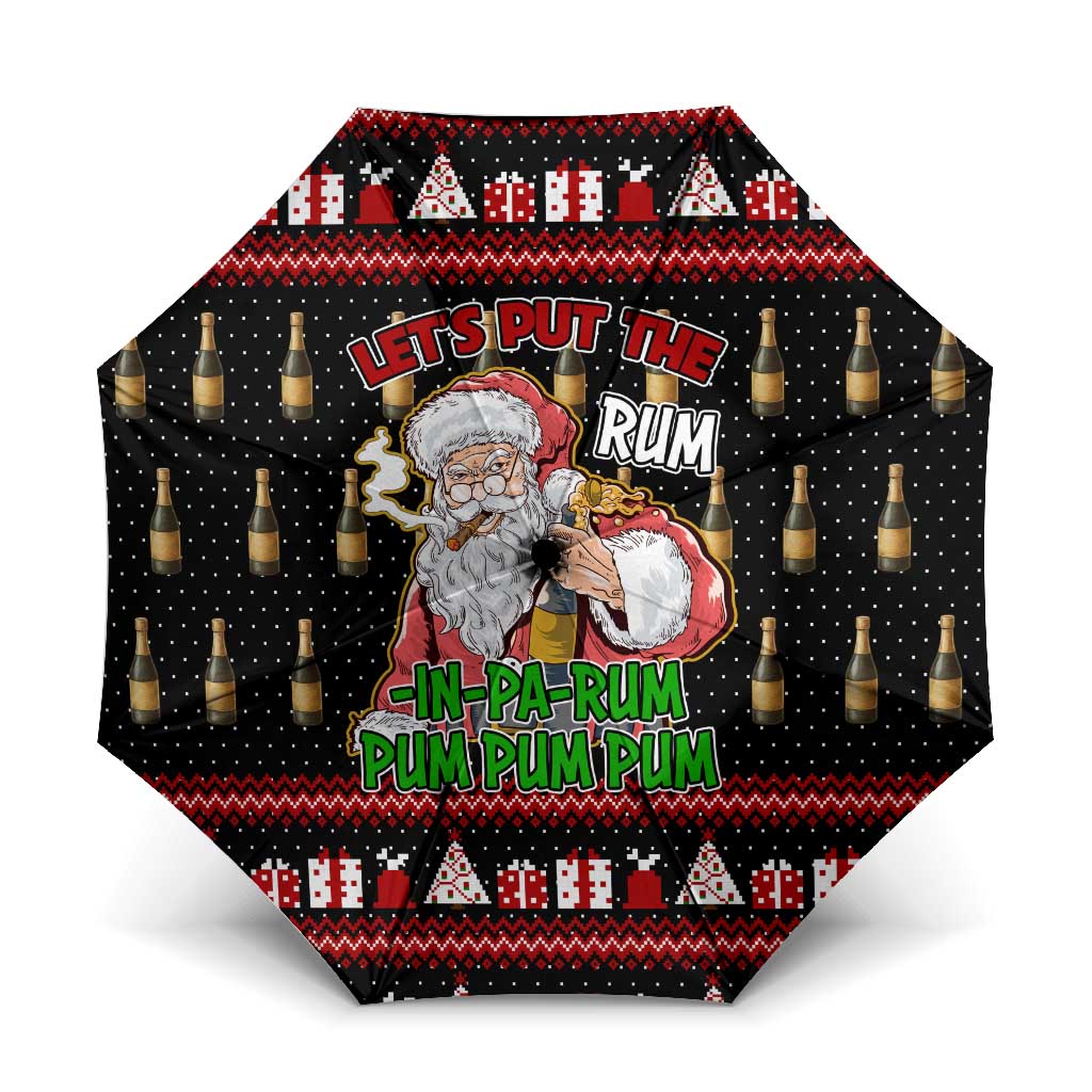 Santa Claus Christmas Umbrella Xmas Holiday Patterns - Wonder Print Shop