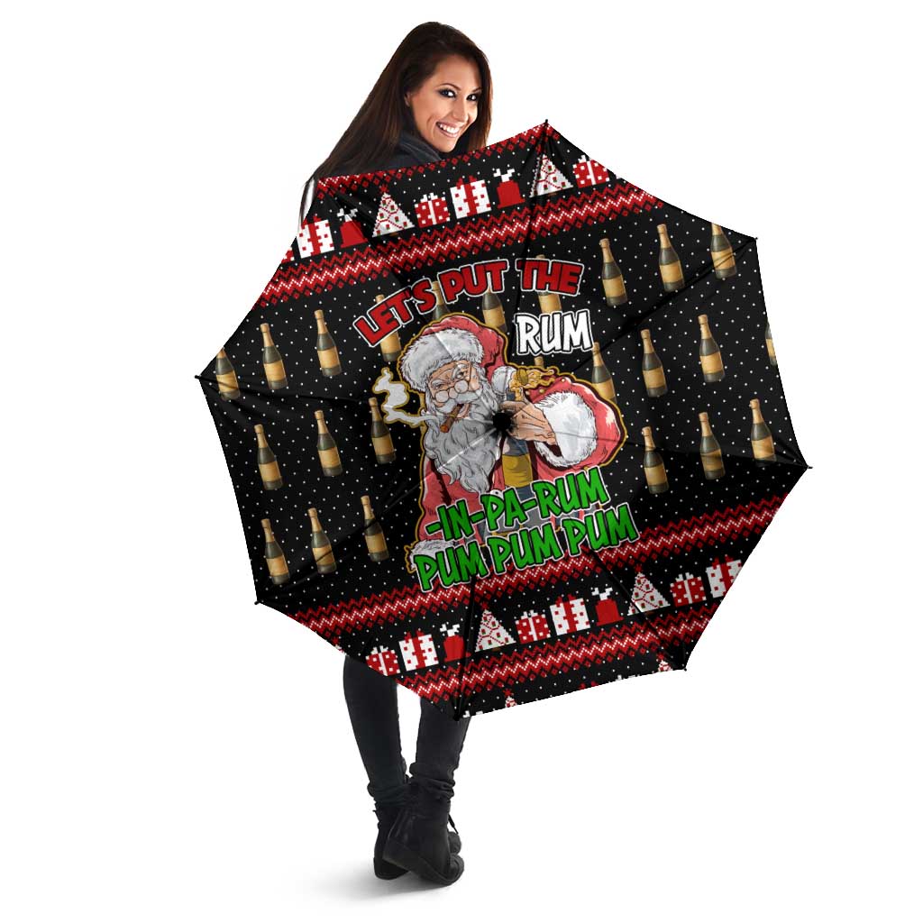 Santa Claus Christmas Umbrella Xmas Holiday Patterns - Wonder Print Shop