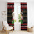 Santa Claus Christmas Window Curtain Xmas Holiday Patterns - Wonder Print Shop
