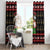 Santa Claus Christmas Window Curtain Xmas Holiday Patterns - Wonder Print Shop