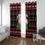 Santa Claus Christmas Window Curtain Xmas Holiday Patterns - Wonder Print Shop