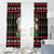 Santa Claus Christmas Window Curtain Xmas Holiday Patterns - Wonder Print Shop