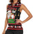 Santa Claus Christmas Women Sleeveless Polo Shirt Xmas Holiday Patterns - Wonder Print Shop