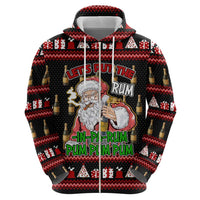 Santa Claus Christmas Zip Hoodie Xmas Holiday Patterns - Wonder Print Shop