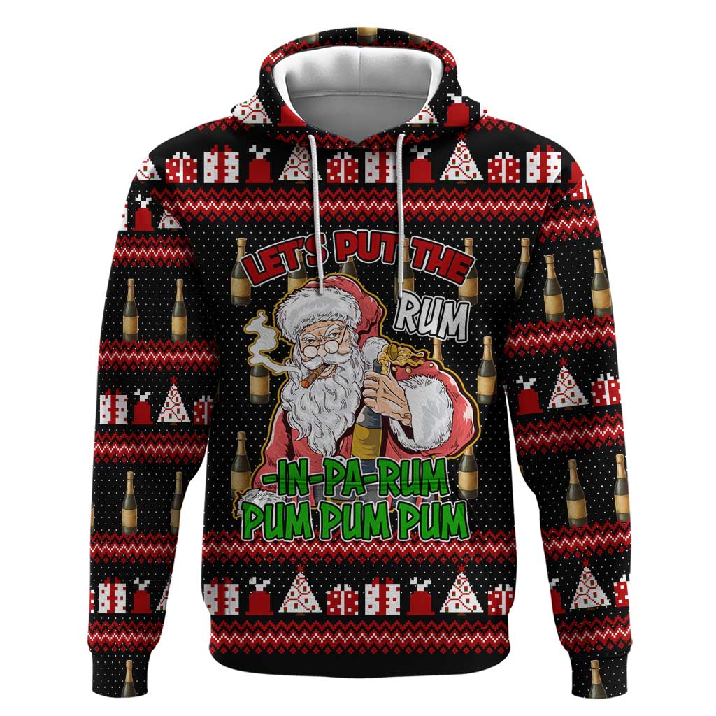 Santa Claus Christmas Zip Hoodie Xmas Holiday Patterns - Wonder Print Shop