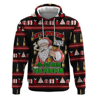 Santa Claus Christmas Zip Hoodie Xmas Holiday Patterns - Wonder Print Shop