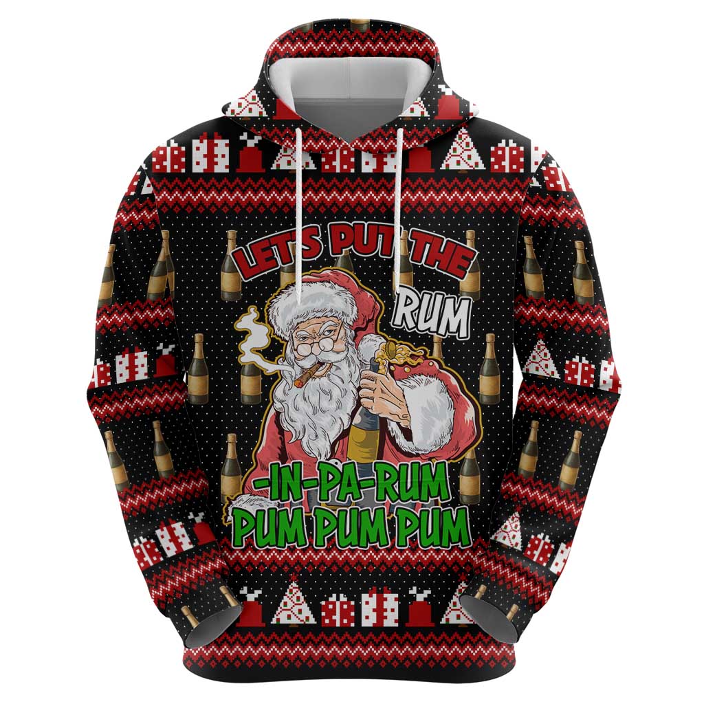 Santa Claus Christmas Zip Hoodie Xmas Holiday Patterns - Wonder Print Shop