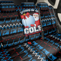 Santa Clause Golf Wonderland Christmas Back Car Seat Cover Xmas Holiday Patterns - Wonder Print Shop