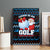 Santa Clause Golf Wonderland Christmas Canvas Wall Art Xmas Holiday Patterns - Wonder Print Shop