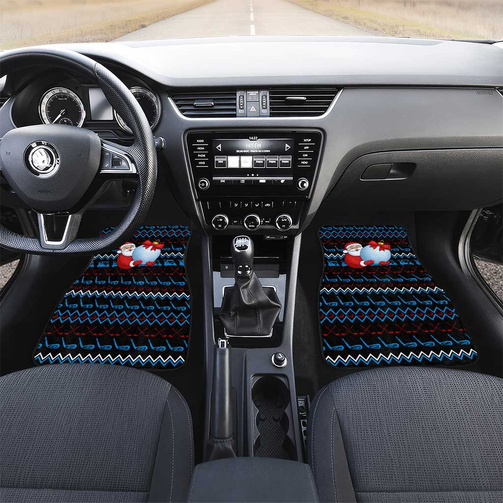 Santa Clause Golf Wonderland Christmas Car Mats Xmas Holiday Patterns - Wonder Print Shop