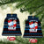 Santa Clause Golf Wonderland Christmas Ceramic Ornament Xmas Holiday Patterns - Wonder Print Shop