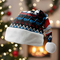 Santa Clause Golf Wonderland Christmas Santa Hat Xmas Holiday Patterns - Wonder Print Shop