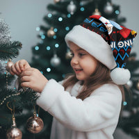 Santa Clause Golf Wonderland Christmas Santa Hat Xmas Holiday Patterns - Wonder Print Shop