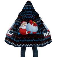 Santa Clause Golf Wonderland Christmas Cloak Xmas Holiday Patterns - Wonder Print Shop