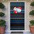 Santa Clause Golf Wonderland Christmas Door Cover Xmas Holiday Patterns - Wonder Print Shop