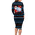 Santa Clause Golf Wonderland Christmas Family Matching Long Sleeve Bodycon Dress and Hawaiian Shirt Xmas Holiday Patterns - Wonder Print Shop