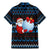 Santa Clause Golf Wonderland Christmas Family Matching Mermaid Dress and Hawaiian Shirt Xmas Holiday Patterns - Wonder Print Shop
