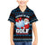 Santa Clause Golf Wonderland Christmas Family Matching Mermaid Dress and Hawaiian Shirt Xmas Holiday Patterns - Wonder Print Shop